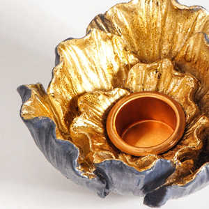 Bougeoirs en forme de bol en or noir sur mesure en gros pour Pâques, décoration de la maison, mariage, Noël, bougies décoratives - Product Image 3