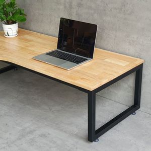 BLV043ไม้ยางพาราขนาด120x70ซม. พร้อมขาเหล็กโต๊ะทำงานแบบพรีเมี่ยม - Product Image 5