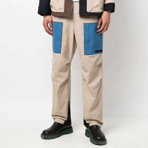 กางเกงคาร์โก้ผู้ชายสไตล์ลำลองเอวกลางมีกระเป๋าหลายกระเป๋าทรงตรงปรับแต่งได้น้ำหนักเบา - Product Image 2