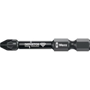 WERA Impactor <b>Screwdriver</b> with 855/4 IMP DC PZD3 1/4\" E6.3 Bits 50 mm Length DC Box Included - Product Image 1