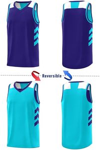 Camiseta de Baloncesto Reversible para Hombre, Camiseta Deportiva sin Mangas, Camiseta de Baloncesto para Entrenamiento, Uniforme de Equipo - Product Image 2