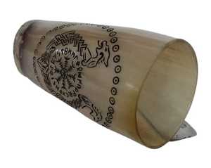 Handcrafted Viking Drinking Horn the Ultimate Custom Vessel for Enjoying Mead Ale and Epic Feasts - Product Image 4
