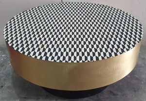 Table basse traditionnelle indienne en incrustation d'os, meubles décoratifs faits à la main pour la maison - Product Image 3