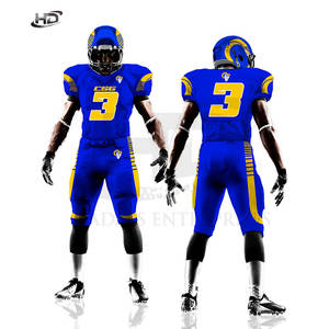 ชุดกีฬาชุดอเมริกันฟุตบอลเบาะขั้นต่ําขั้นต่ําออกแบบชุดอเมริกันฟุตบอลของคุณเอง - Product Image 1