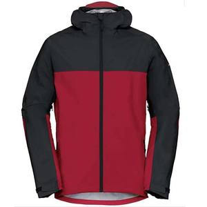 Chaqueta de invierno de calle alta con cierre de cremallera, cortavientos de lona recubierta, chaqueta de lluvia de nailon asequible con puños ajustables - Product Image 5