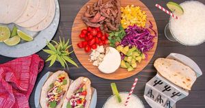 Taco Holder Stand in Stainless Steel Perfect for Metal Food <b>Rack</b> Plate and <b>Tray</b> for Hotel Ware and Tabletop Use Stable Base - Product Image 4