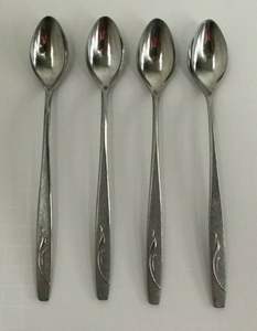 Ensemble de 4 cuillères en acier inoxydable de conception moderne, personnalisable selon les besoins, nouvelle conception de la poignée, couverts en métal, fabrication indienne - Product Image 1