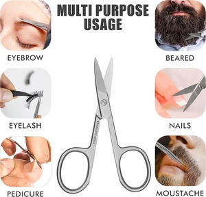 Ciseaux à cuticules Extra Fine droite qualité allemande ciseaux de manucure en acier inoxydable pour femmes beauté ciseaux à ongles pour cils - Product Image 4