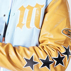 Chaquetas universitarias de talla grande para hombre, chaquetas universitarias al por mayor, chaqueta universitaria lisa con logotipo personalizado - Product Image 6