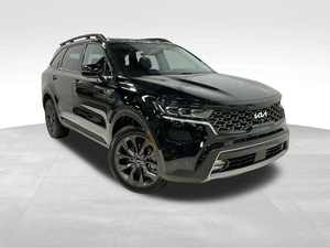 Negro 2024 K i a Sor ento Hybrid SX-Prestige AWD Asientos de cuero Sistema de navegación de techo solar de arranque remoto Asientos de tercera fila - Product Image 2