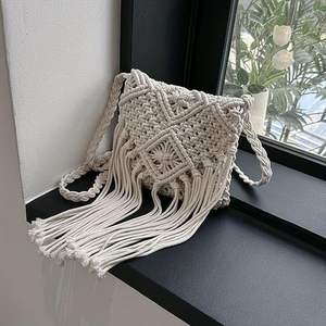 Sac à la mode pour femmes en macramé pour filles et femmes, mini sac à bandoulière vintage, sacs tendance pour filles OEM Made in Vietnam - Product Image 3