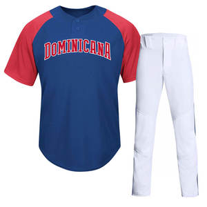 Uniformes de Béisbol Transpirables con Logotipo Personalizado de Alta Calidad y Diseño Exclusivo, Colores y Tallas Personalizables, Venta al Por Mayor - Product Image 1