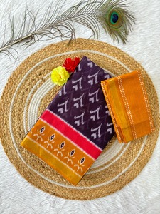 Nouveau lancement Pure Maheshwari Silk Pure Cotton Saree party wear - Product Image 4