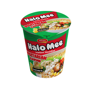 Nouilles instantanées végétariennes riches en protéines, à base de farine de blé, portion individuelle, fabricant OEM ODM sous marque privée au Vietnam - Product Image 1