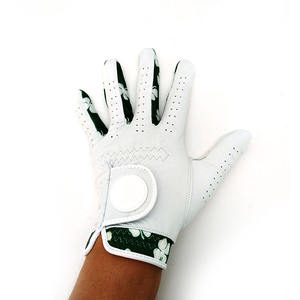 Diseño de logotipo personalizado Guantes de golf de cuero Cabretta de mano izquierda y derecha de alta calidad Guantes de golf de piel de oveja personalizados Unisex - Product Image 2