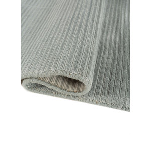 Tapis Forme Blue classique rayé en jacquard, tissé à la main, en laine et viscose, épaisseur 10 mm, pour salon ou couloir, idéal pour adolescents - Hwv-83 - Product Image 2