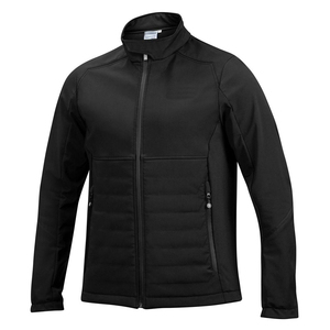 Vêtements de sport pour hommes sur mesure en gros, veste softshell, panneau rembourré, coupe-vent, col montant, veste softshell élégante et athlétique - Product Image 1