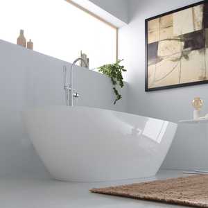 Baignoire autoportante rectangulaire sans trop-plein Rimini Premium Tubs Product - Product Image 4
