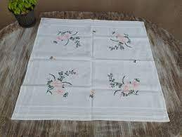 100% Cotton White Dining Cloth Extra Large Easy-Care Quality Fabric <b>Table</b> <b>Cover</b> Home Durable Party Decore Modern Stylish - Product Image 6