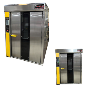 Fast Delivery Bread <b>Oven</b> 32 Trays With Trolley Iso Certificate Rotary <b>Oven</b> Bread <b>Baking</b> Machine Kien an Vietnam Factory - Product Image 1