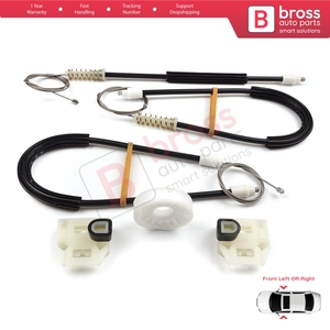 Kit de réparation de lève-vitre BWR558 pour porte avant Leon MK1 1M1 1999-2006 Toledo MK2 1M2 1998-2004 4/5 portes 1M0837461A 1M0837462A - Product Image 6