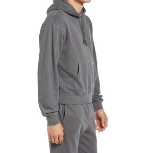 100% Cotton Hoodie High Quality <b>Vintage</b> Washed Hoodie Wholesale 420gsm French Terry No Strings Men's Hoodies & <b>Sweatshirts</b> - Product Image 2