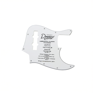 DIMAVERY Pickguard for JB Electric Bass <b>Stringed</b> <b>Instrument</b> Replacement Part - Product Image 3