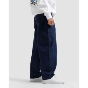 กางเกงยีนส์ทรงแบ็กกี้สไตล์วินเทจผ้าฝ้าย 100% ทรงขาบาน เอวสูงปานกลาง ทรงหลวม แต่งคริสตัลสีเพชร สำหรับฤดูหนาว - Product Image 6