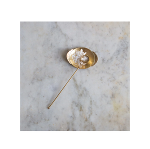 Cuillère à épices en laiton 7.5cm Mini cuillères minuscules petites cuillères à condiments pour épices pour taille personnalisée vente chaude - Product Image 1