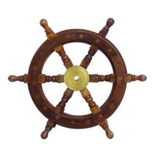 Rueda Náutica de madera con mango de 24 'de calidad superior, superventas decorativas, Dirección de barcos y barcos, rueda náutica elegante, mango de latón - Product Image 6