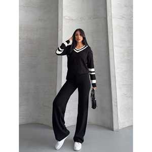 Conjunto de Suéter Tejido con Adornos para Mujer 1564 - Product Image 5