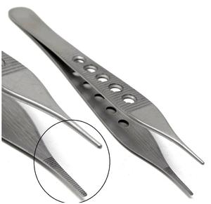 Pinces dentelées Adson Dressing de qualité supérieure 4.75 \ "en acier inoxydable poignée fenêtrée droite outil manuel très demandé - Product Image 3