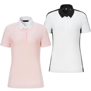 Golf à manches courtes élégant pour femmes pour polos léger respirant vêtements de sport en tricot avec Logo personnalisé vêtements de sport pour femmes - Product Image 2