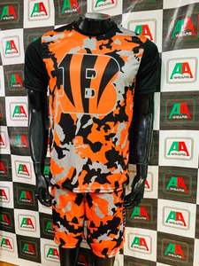 Camiseta de manga larga para hombre con bordado personalizado Jersey de algodón Spandex con logotipo estampado paquistaní teñido en fotos reales - Product Image 4