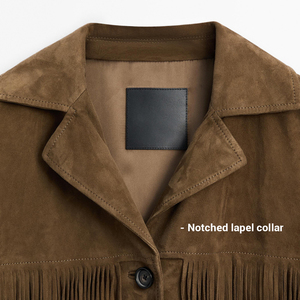 Chaqueta de ante Bohemia con flecos Festival con borlas largas - Product Image 5