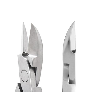 Asa rusa de alta calidad, pinza para cutículas de doble resorte, cortaúñas de punta de acero inoxidable alemán de 18mm - Product Image 6