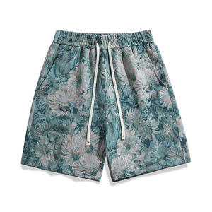 Fashion Street Men Shorts Oversize 100%Cotton Plus Size Men's Shorts Custom Logo Mesh Shorts for Men - Product Image 1