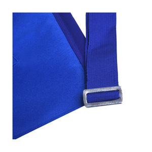 Tablier d'officier de loge bleu d'historien de Regalia maçonnique Tablier en cuir blanc et bordure bleue - Product Image 6
