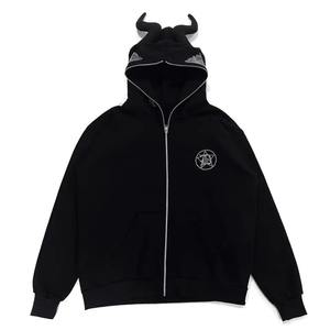 เสื้อฮู้ดลายดาวเทอร์รี่ทำจากหินไรน์สโตนผ้าแห้งเร็วระบายอากาศได้ดีสำหรับผู้ชายพิมพ์ลายฤดูหนาว - Product Image 3