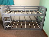 Lit superposé pour enfants en bois massif, ensemble de meubles de chambre à coucher moderne, gain de place