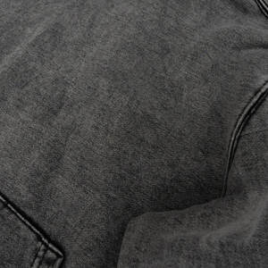 Sweat-shirt à capuche brodé surdimensionné vintage délavé à l'acide et au pierre pour homme, poids lourd, sans cordon - Product Image 3