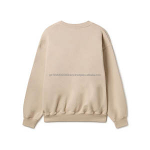 Venta al por mayor caliente OEM Logo diseño personalizado en blanco liso pulóver hombres sudadera al por mayor pecho persona impresión pulóver sudadera - Product Image 6