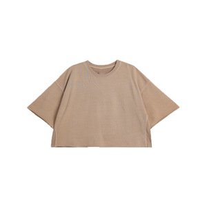 Camiseta Casual Extra Grande Personalizada para Mujer, Logotipo de Alta Calidad, Diseño Sólido, Último Diseño, Transpirable, Secado Rápido, Lona de 220g - Product Image 1