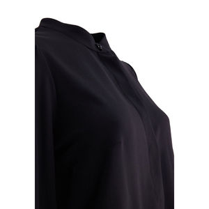เสื้อชีฟองวินเทจสำหรับผู้หญิง คอปกปักลายโบว์ แขนระบาย - Product Image 2