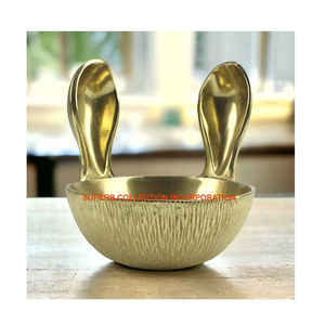 Cuenco de servicio de diseño vintage, cuenco de servicio dorado de calidad superior para el hogar, cuenco de Decoración de mesa - Product Image 1