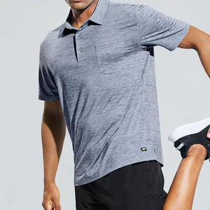 Vente en gros de t-shirts polo en coton doux de haute pureté personnalisés polos pour hommes pour le personnel avec logo - Product Image 4