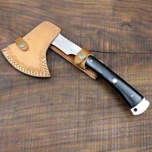 Handmade Damascus Steel <b>Axe</b> Head Custom Outdoor Camping Tool Wood <b>Handle</b> Industrial Hatchet Cover Forged Pieces 3-Year Warranty - Product Image 2