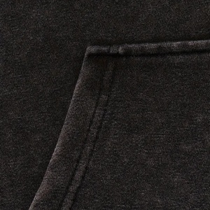 เสื้อฮู้ดดี้ผู้ชายแบบสั่งทำคุณภาพสูง ล้างสีแบบแอซิดวอช สำหรับฤดูหนาว ผ้าฝ้าย 100% ทรงโอเวอร์ไซส์ เป็นมิตรต่อสิ่งแวดล้อม - Product Image 3