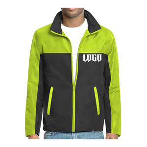 Chaqueta Impermeable, Transpirable y Resistente a la Lluvia, Chaqueta Cortavientos de Poliéster 100%, Chaqueta Bomber Informal para Hombre - Product Image 4