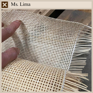 Rouleau de rotin de haute qualité / Maille décorative pour meubles vintage / Mme Lima - Product Image 1